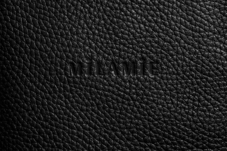 VIVIANE torebka skórzana na ramię czerń  detal – MILAMIE Warsaw