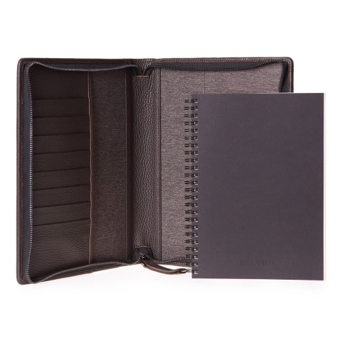 SKÓRZANY BIWUAR męski brązowy – MILAMIE Warsaw