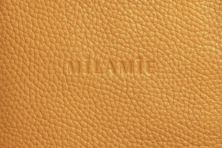 VIVIANE torebka skórzana na ramię musztardowy detal zapięcia – MILAMIE Warsaw