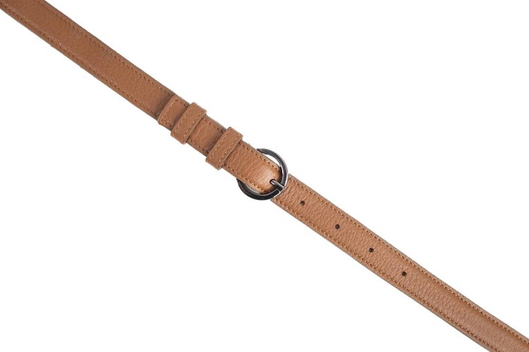 GLORIA torebka skórzana na ramię brązowy pasek – MILAMIE Warsaw