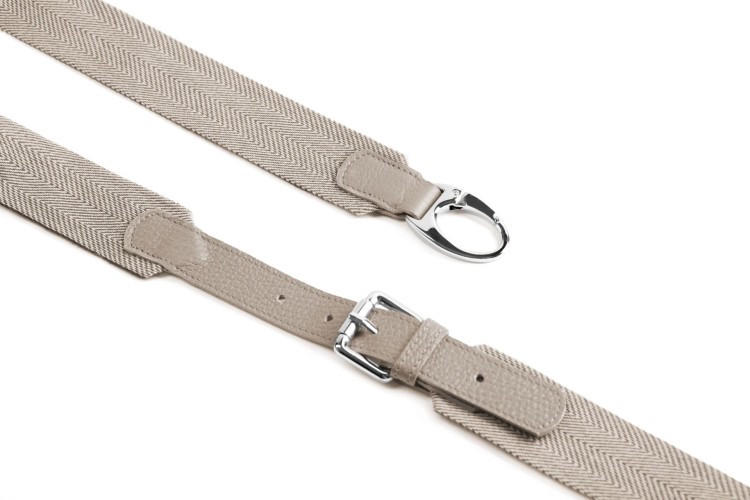 ALICE torebka skórzana na ramię beż piaskowa pasek zapięcia – MILAMIE Warsaw