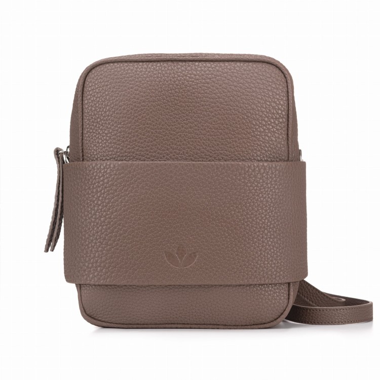 MAYA torebka skórzana na ramię brąz czekoladowy – MILAMIE Warsaw