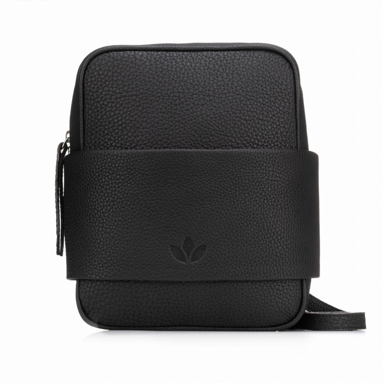 MAYA torebka skórzana na ramię czerń – MILAMIE Warsaw