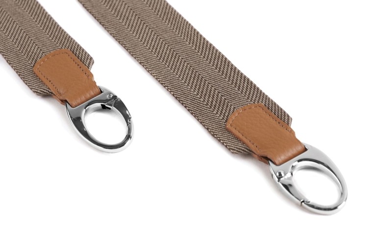 ALICE torebka skórzana na ramię brąz koniakowy pasek zapięcia – MILAMIE Warsaw