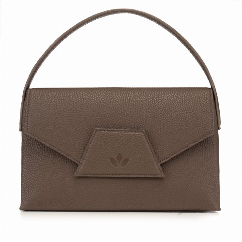 KELLY torebka klasyczna skórzana brąz czekoladowy – MILAMIE Warsaw