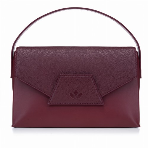 KELLY torebka skórzana damska bordo – MILAMIE Warsaw