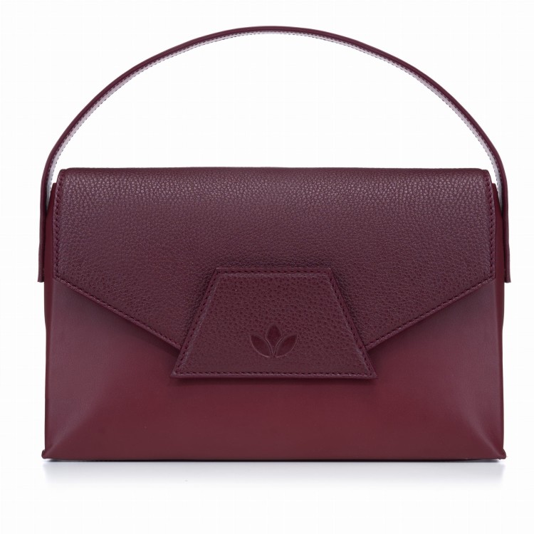KELLY torebka skórzana damska bordo – MILAMIE Warsaw