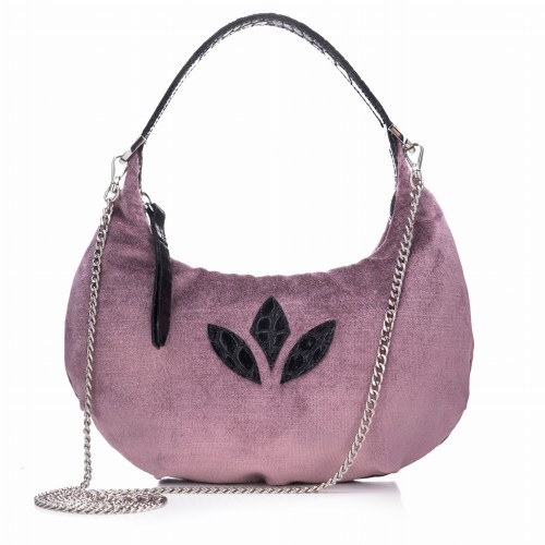 MONICA torebka wieczorowa skórzana różowy – MILAMIE Warsaw