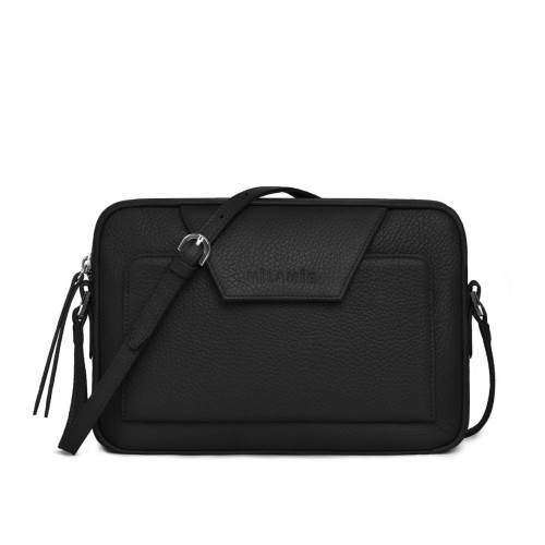 LEA torebka skórzana na ramię czerń – MILAMIE Warsaw