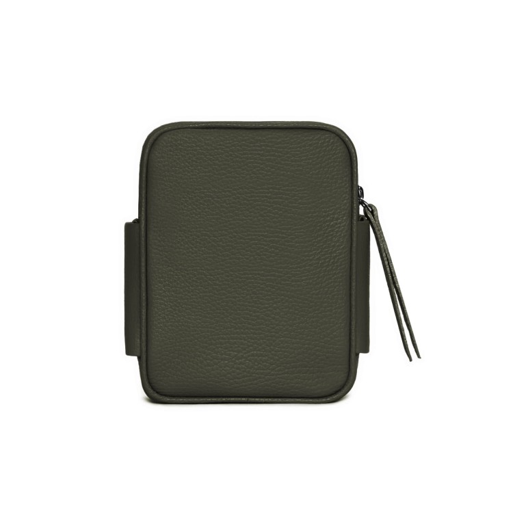 THEARTE torebka wieczorowa skórzana zieleń oliwkowa – MILAMIE Warsaw