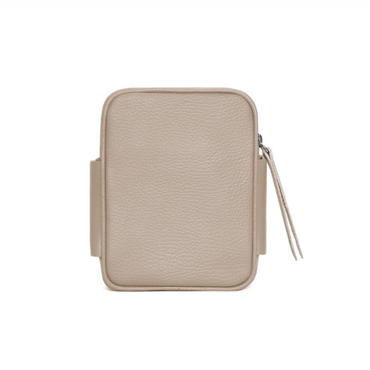 THEARTE torebka wieczorowa skórzana beż piaskowa – MILAMIE Warsaw