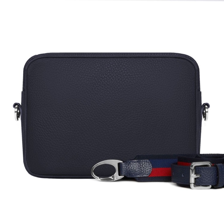 ALICE torebka skórzana na ramię granat nocny – MILAMIE Warsaw