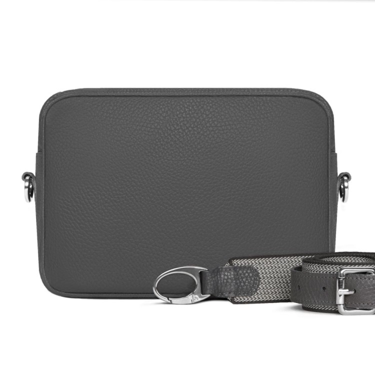 ALICE torebka skórzana na ramię antracyt – MILAMIE Warsaw