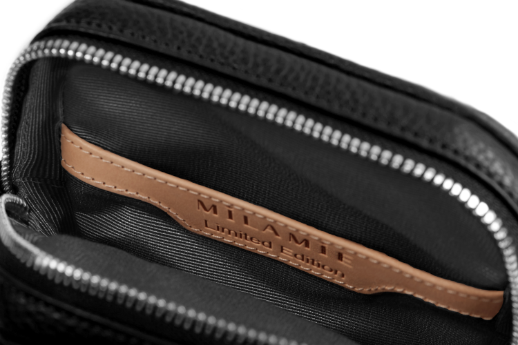 THEARTE torebka wieczorowa skórzana czerń wnętrze – MILAMIE Warsaw