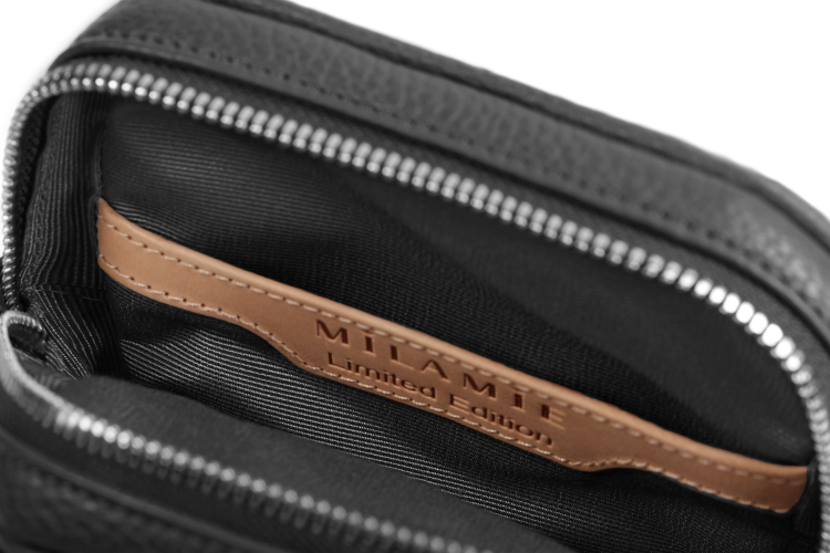 THEARTE torebka wieczorowa skórzana antracyt wnętrze – MILAMIE Warsaw