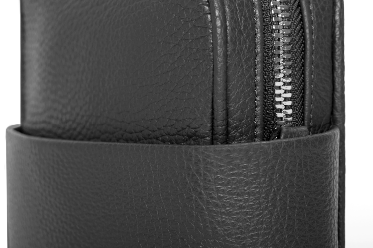 THEARTE torebka wieczorowa skórzana antracyt detal zapięcia – MILAMIE Warsaw