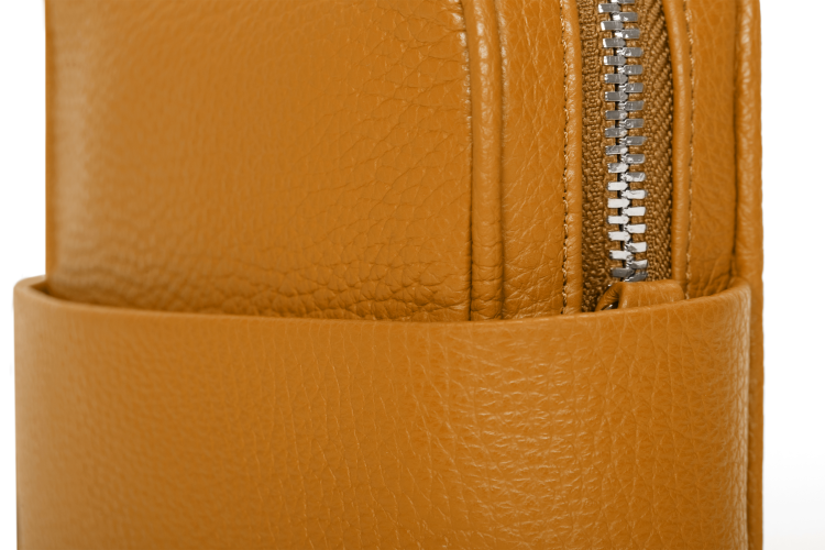 THEARTE torebka wieczorowa skórzana musztardowy detal zapięcia – MILAMIE Warsaw