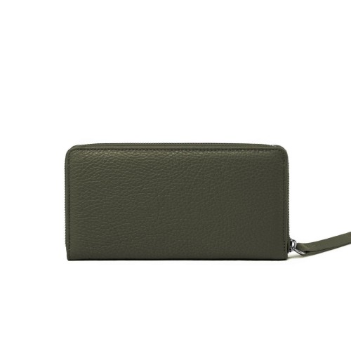 SARA portfel damski skórzany zieleń oliwkowa – MILAMIE Warsaw